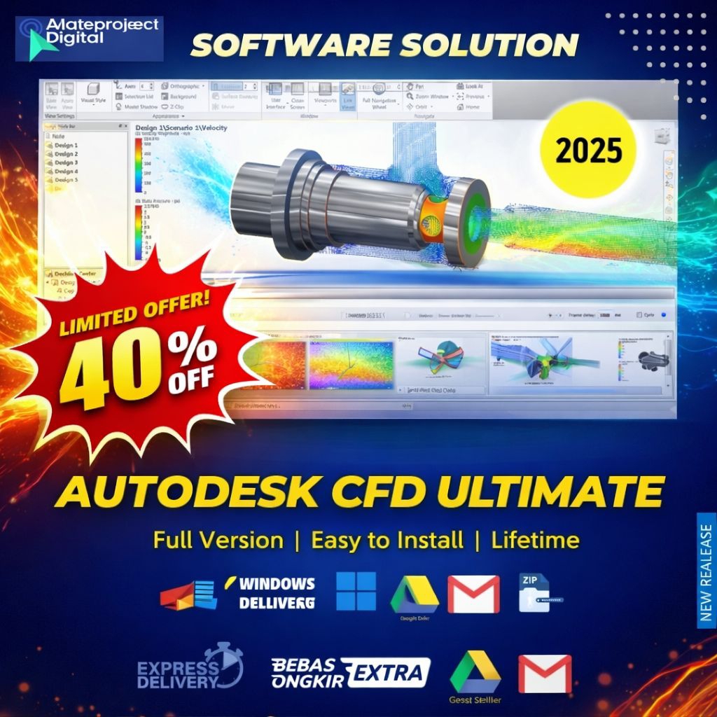 Autodesk CFD 2026 Ultimate Full Permanent Software Analyst Flow Analysis