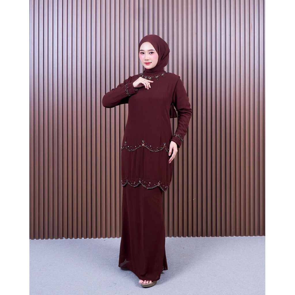 FAMYS - SETELAN ROK DUYUNG MALAY NADHIFA CERUTY PAYET SET MELAYU KURUNG 021787