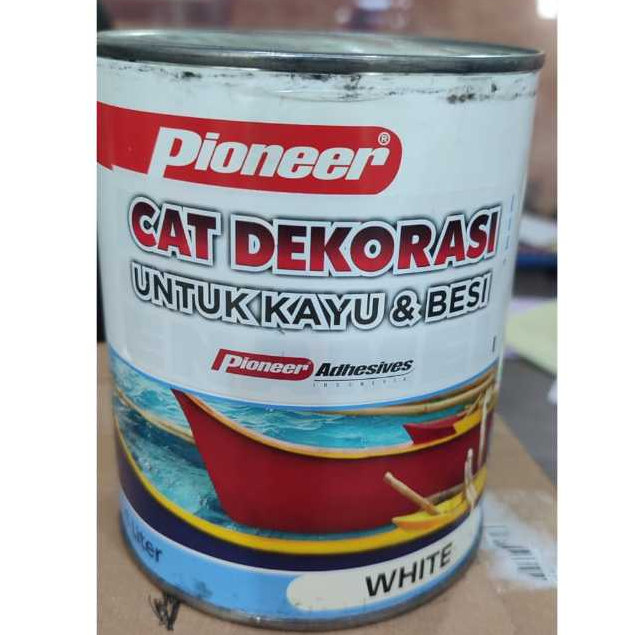 CAT KAPAL PIONEER MARINE QUICK DRY ENAMEL SAFETY WHITE 1L CAT KAPAL CEPAT KERING CAT KAYU CAT BESI C