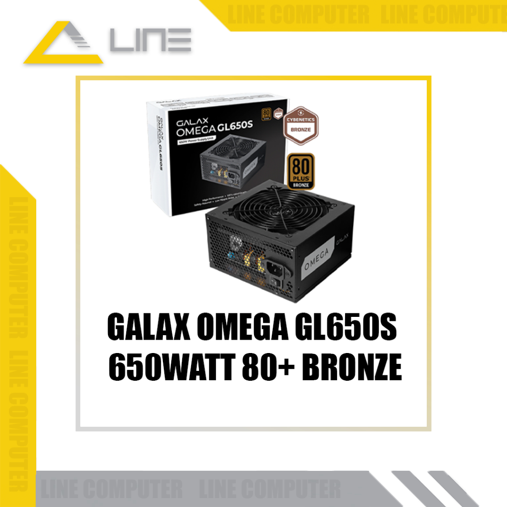 PSU GALAX OMEGA GL650S 650 Watt 80+ Bronze - PSU 650W Bronze