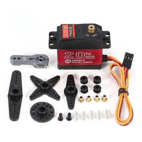 DS Servo Ds3218mg 360 Derajat Servo Torsi 20KG Tahan Air - continous