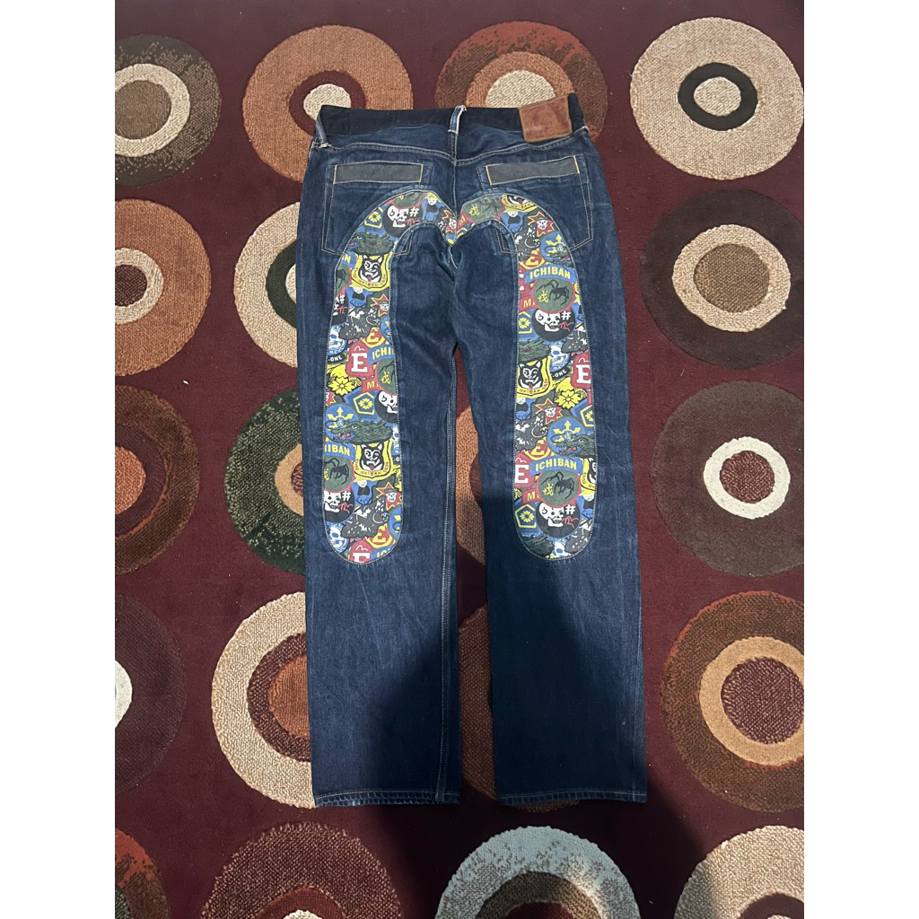 Denim evisu daicock big logo ichiban Lot 2000 selvedge