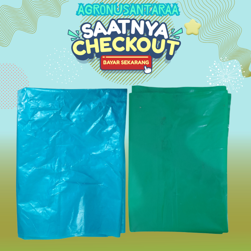 PLASTIK SILASE - Plastik Silase Fermentasi Pakan Ternak 50 Dan 70 Mikron.