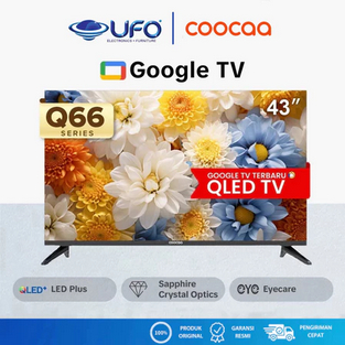 COOCAA TV QLED 43 Inch Smart Google TV 2K HDR10 | 43Q66