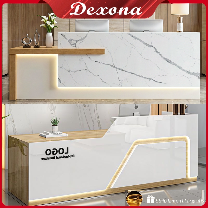 120-180cm Meja Counter Menangkal Meja Kasir Meja Bar Salon Kecantikan Meja Resepsionis Meja Front De
