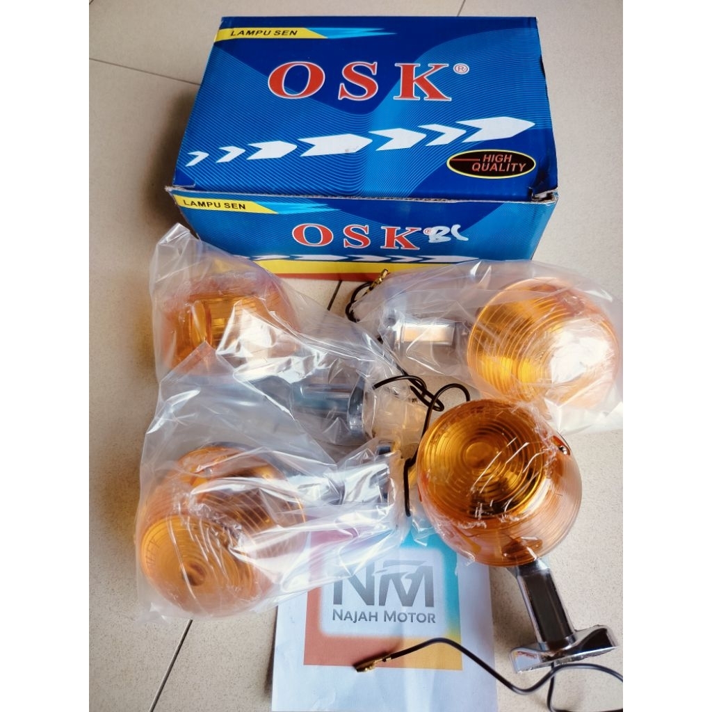 Lampu Sen Depan Belakang Honda C70 Original OSK Motor Reting Reteng sein riting