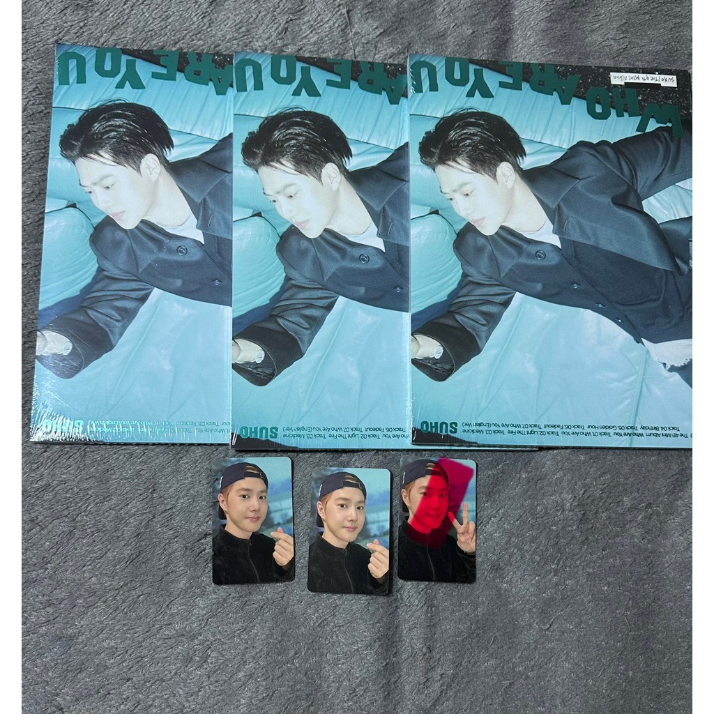 ALBUM SUHO SEALED WHO ARE YOU