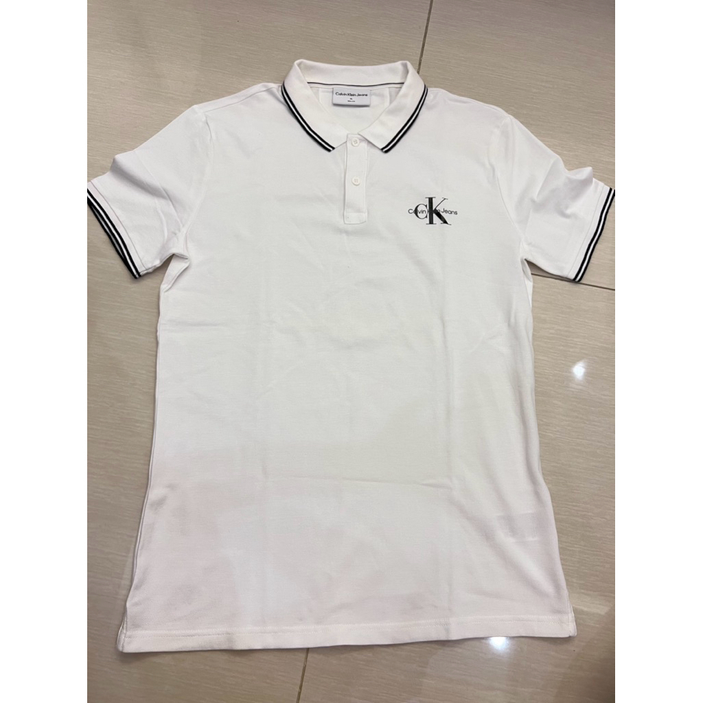 NEW AUTHENTIC Calvin Klein Jeans Polo Man size XL slimfit / Original CALVIN KLEIN JEANS Kaos Polo Pr