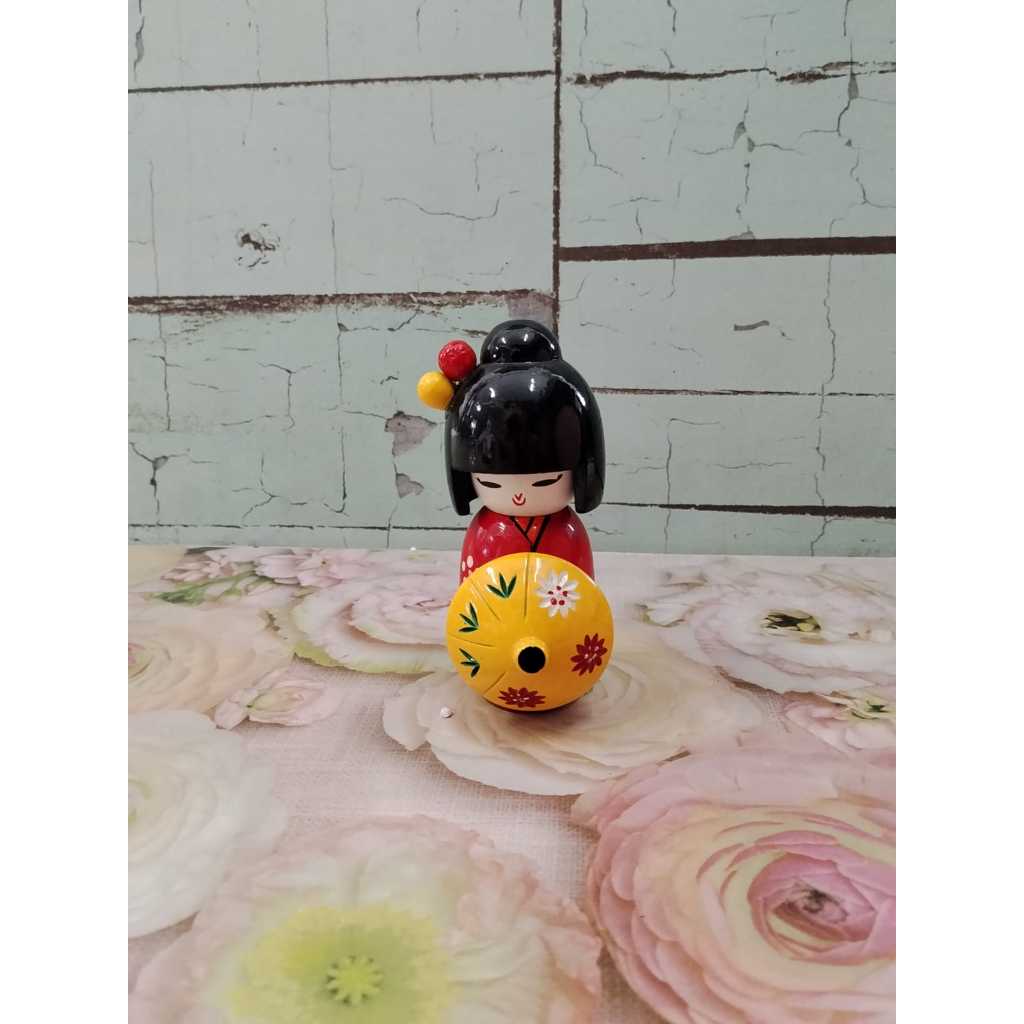 Boneka Kayu Jepang Payung