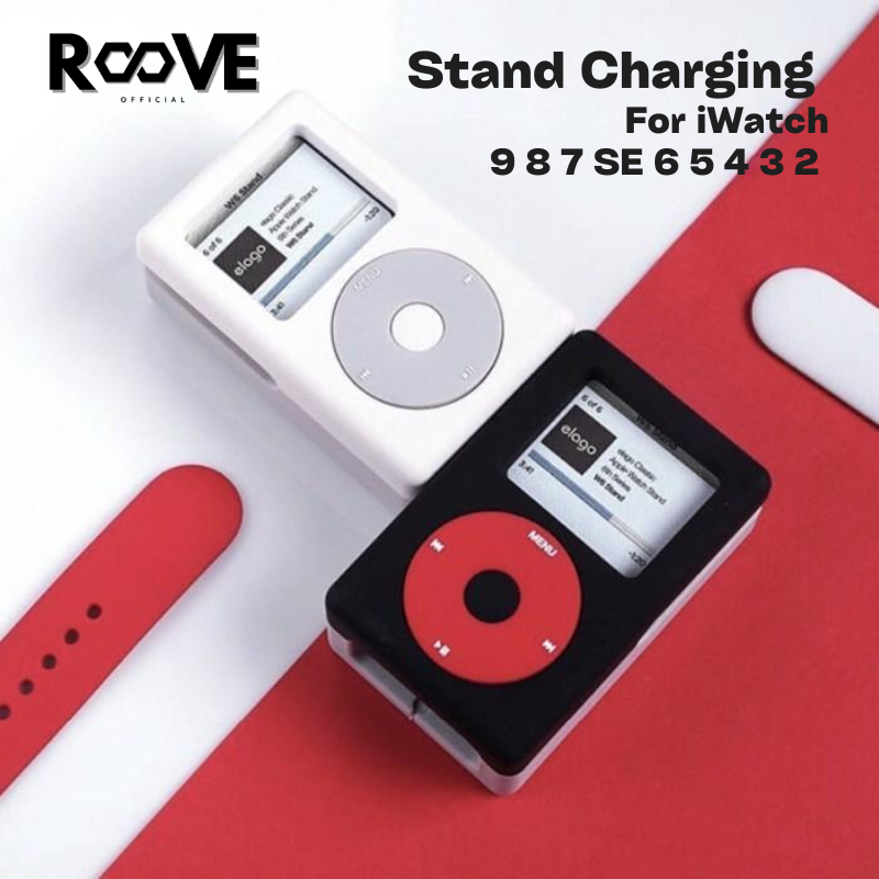 W5 Stand Classic Charging Dock  cocok untuk Apple Watch Charger iWatch Dudukan Jam Tangan Simple Cha