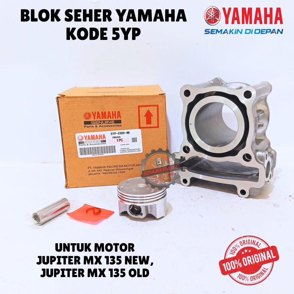 BLOK SEHER ORIGINAL YAMAHA KODE 5YP, JUPITER MX 135 NEW, JUPITER MX 135 OLD
