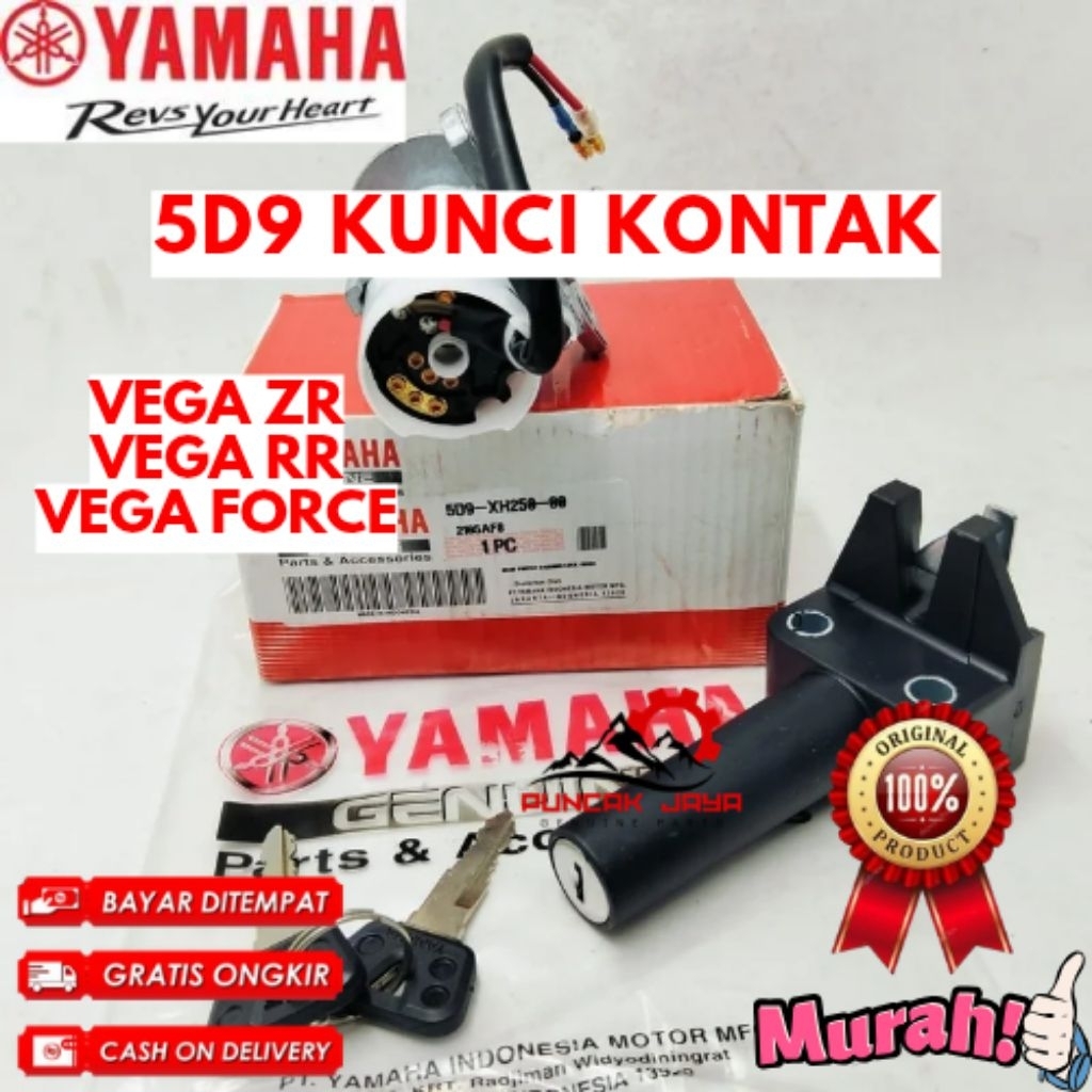 KUNCI KONTAK ORIGINAL YAMAHA KODE 5D9, KUNCI KONTAK VEGA ZR, KUNCI KONTAK VEGA RR, KUNCI KONTAK VEGA