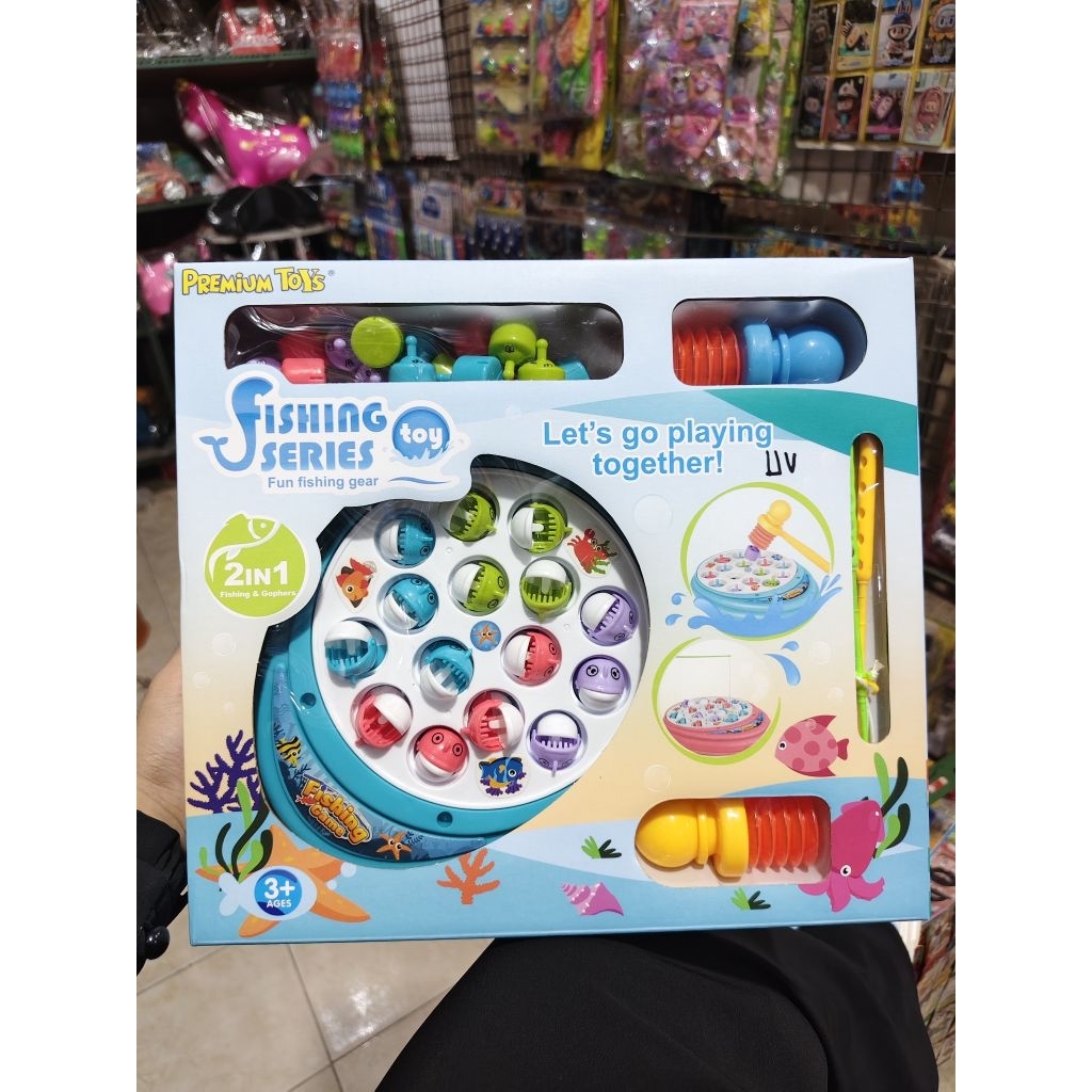 COD Fishing Series 2in1 / Fishing Game / Dua Permainan Sekaligus / Mainan Pancingan