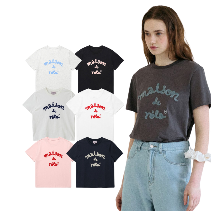 rolarola Maison De Rola Embroidery T-Shirt