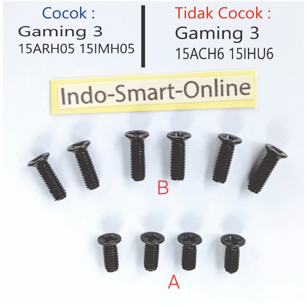 [Baru] Baut casing Lenovo Ideapad Gaming 3 15ARH05 15IMH05