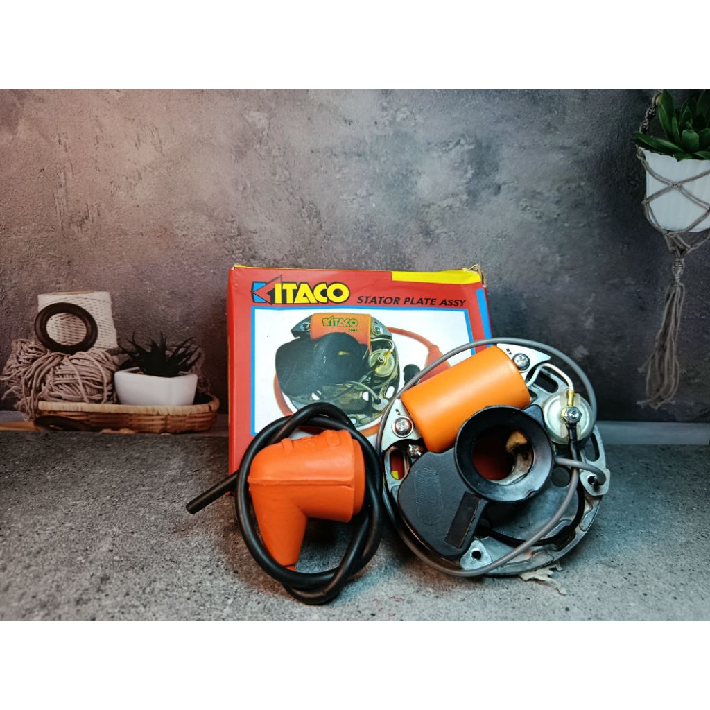 TAPAK API SINSO 070 KITACO/PENGAPIAN SINSO 070 KITACO/CDI KUIL KOMPLIT SINSO BESAR 070 KITACO/STATOR