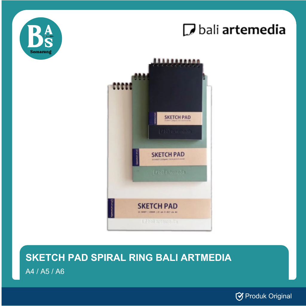 Sketch Pad 250gsm A6/A5/A4 - Sketchbook Binder - BAS Semarang