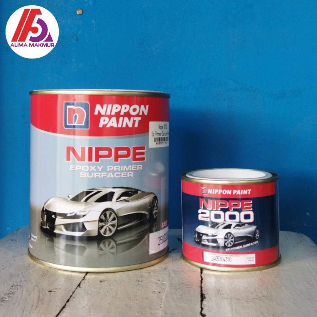 Epoxy Nippe 2000 Grey + Hardener 1kg / Epoxy Primer Grey /Epoxy Nippe / Epoxy Primer