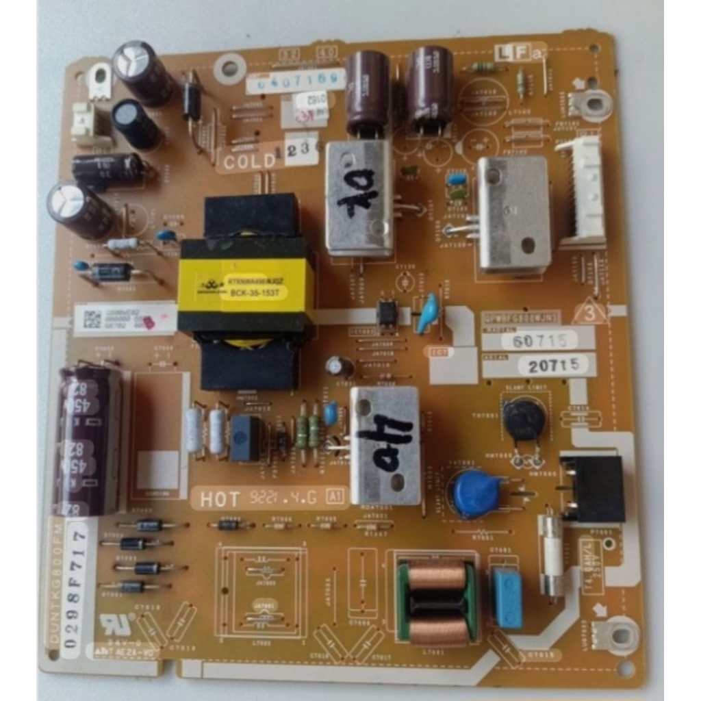 psu sharp sharp tv led 40sa5200i