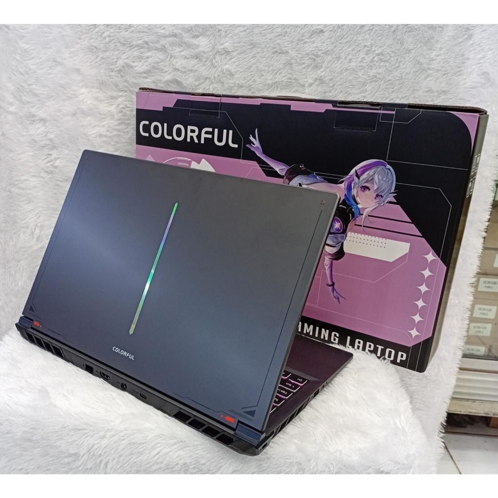 Laptop Gaming COLORFUL P15 Intel core i7 - 14650HX Ram 16gb DDR5 SSD 512GB VGA NVIDIA RTX 5060 Layar