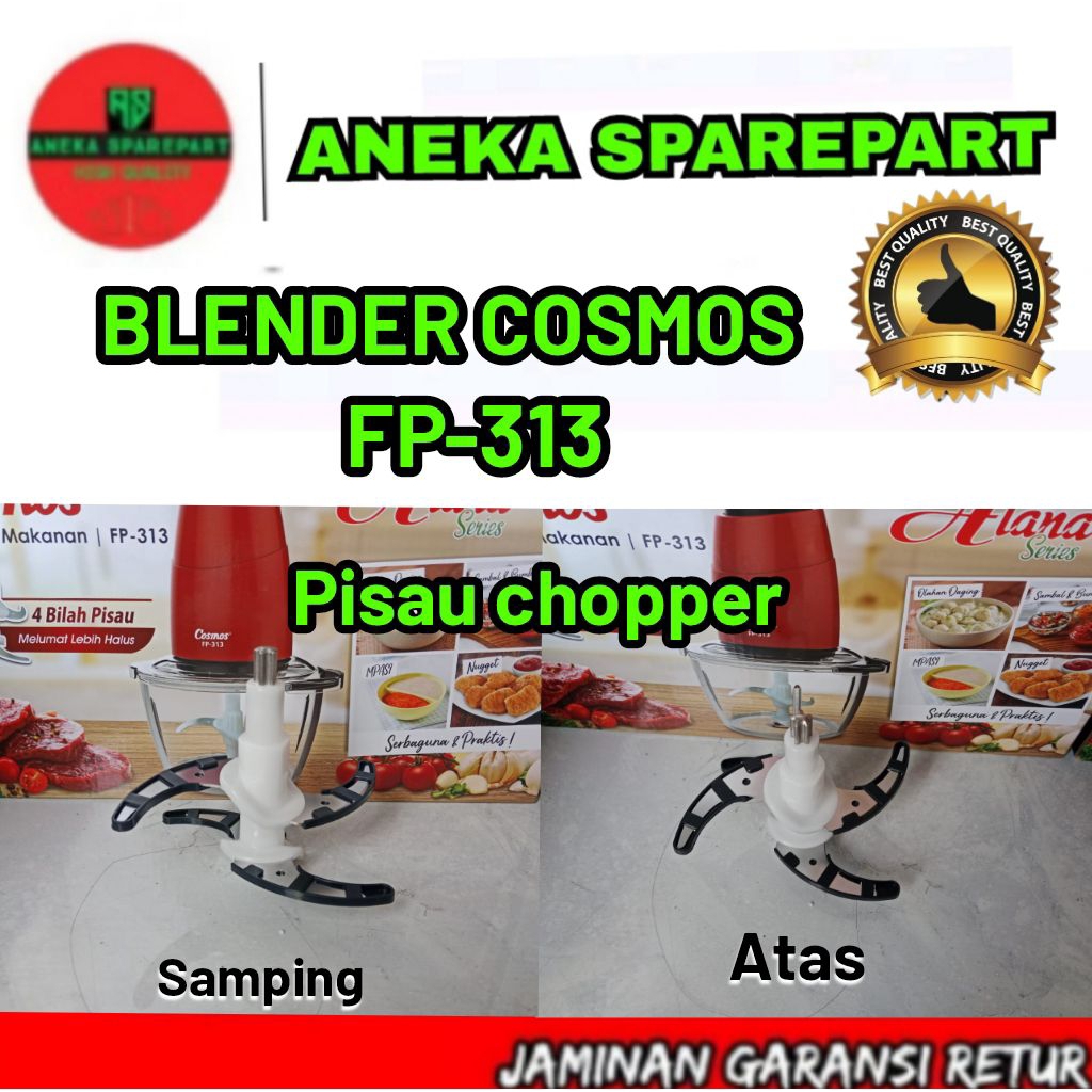 pisau chopper blender cosmos fp-313