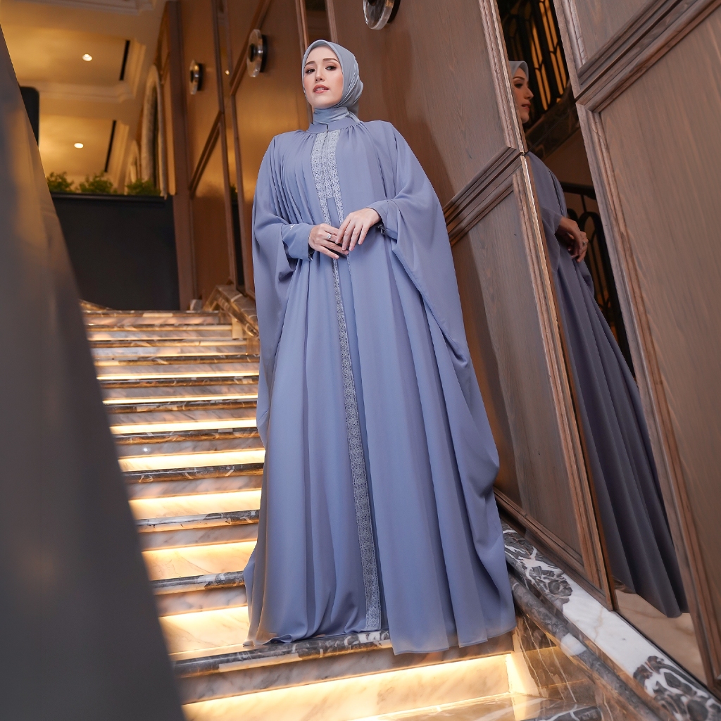 MANDJHA Lucinia Dress Busana Muslim Gamis Abaya Modest By IVAN GUNAWAN  ORIGINAL