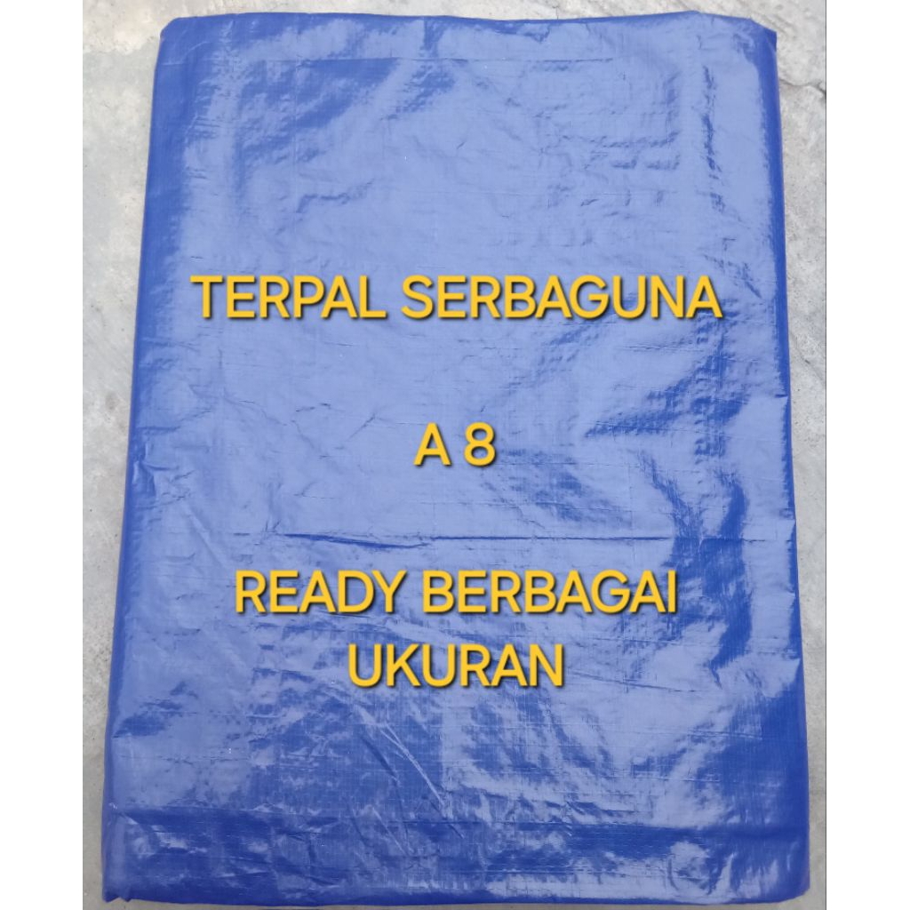 Terpal Plastik A8 4x4 Meter / Tenda Terpal / Terpal Serbaguna