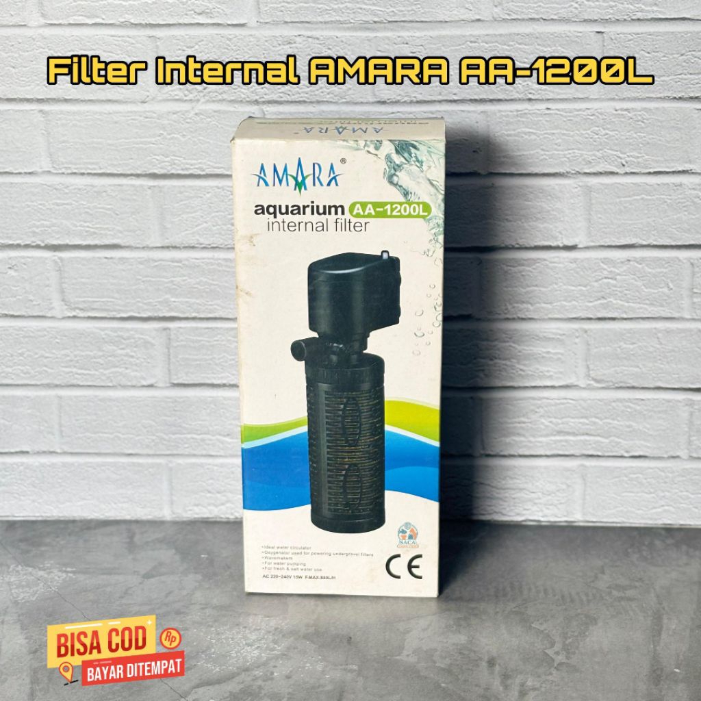 AMARA AA-1200L Pompa Akuarium Aquarium Internal Filter