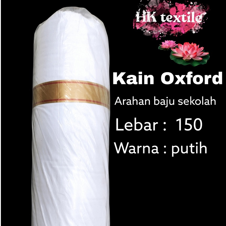 Kain Oxford Premium Lebar 150cm – Bahan Kemeja Gamis Dress Seragam | Kain Polos Premium Tebal Adem B