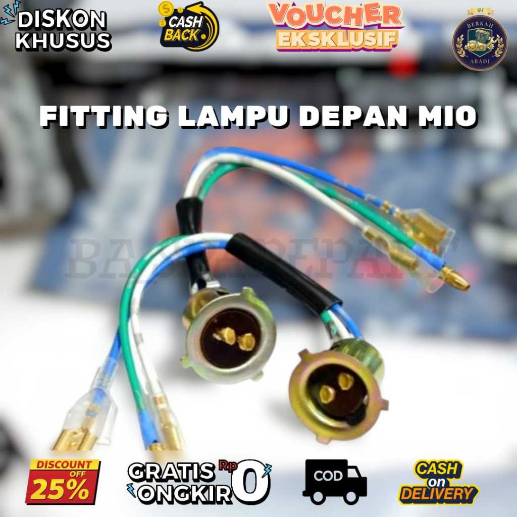 Fitting Lampu Depan Yamaha Mio | Dudukan Bohlam Lampu Mio Sporty / Mio Soul