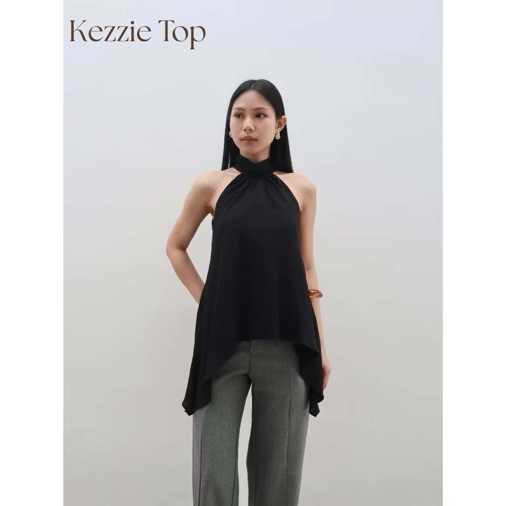 Kezzie Top | Baju Wanita | Atasan Wanita Kekinian | Outfit Wanita