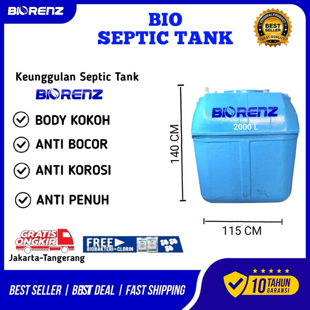 SepticTank,BioTech,BioFill,BioTank,BioRenz 2000L