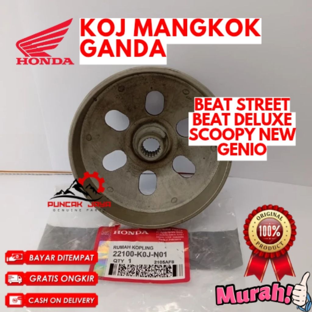 MANGKOK GANDA ORIGINAL HONDA KODE KOJ, MANGKOK GANDA BEAT DELUXE, MANGKOK GANDA BEAT ESP, MANGKOK GA