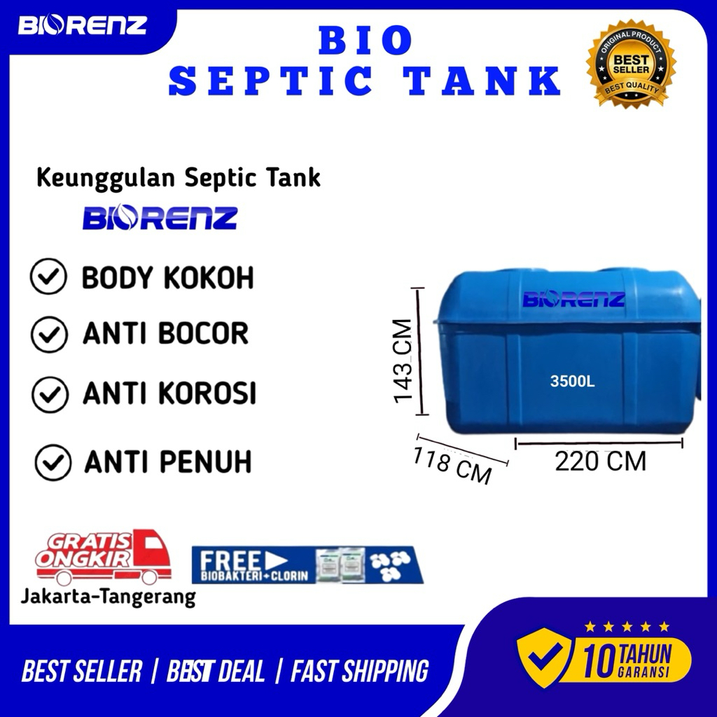 SepticTank,BioTech,BioFill,BioTank,BioRenz 3500L