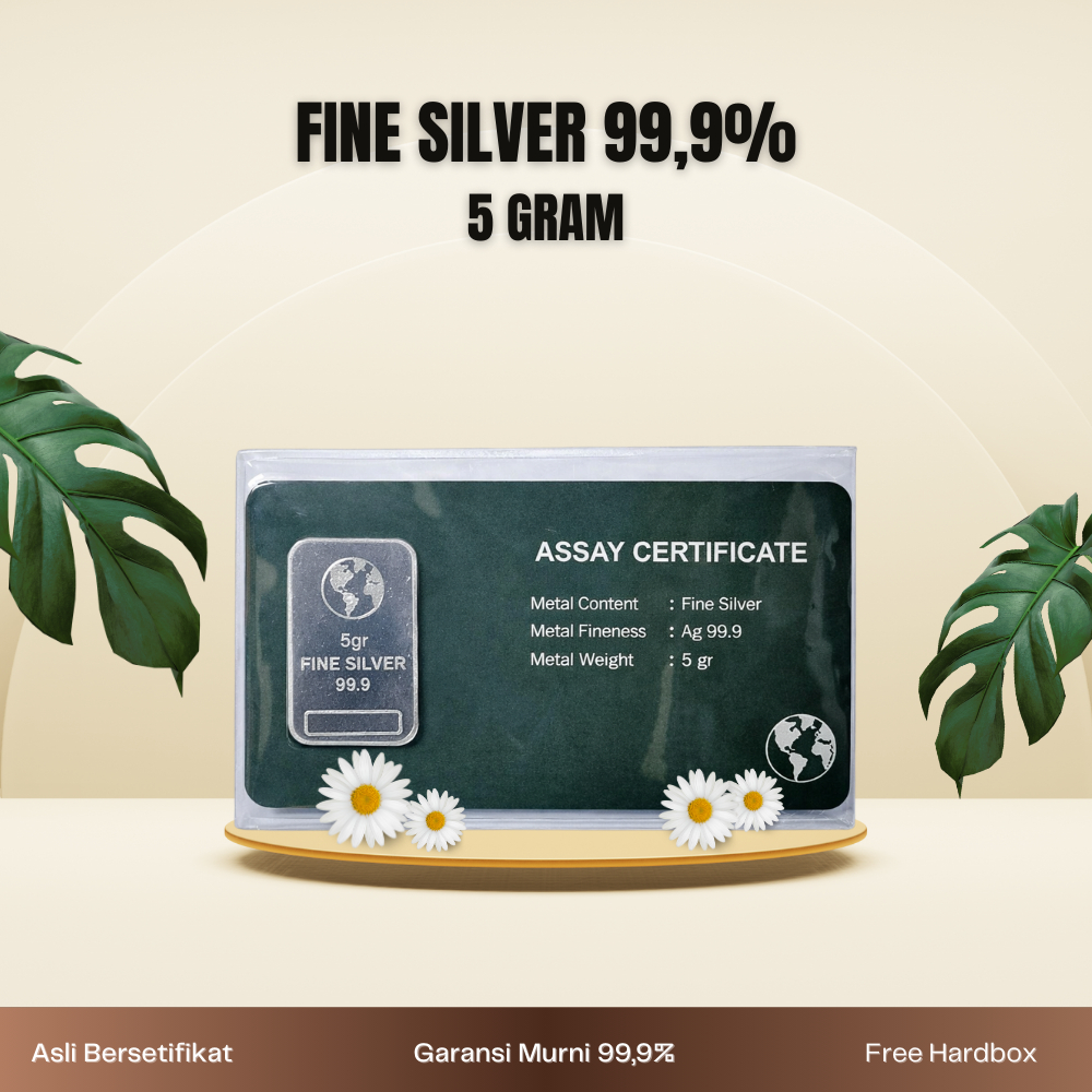 Perak Batangan Asli Bersertifikat Murni 999, Investasi masa kini