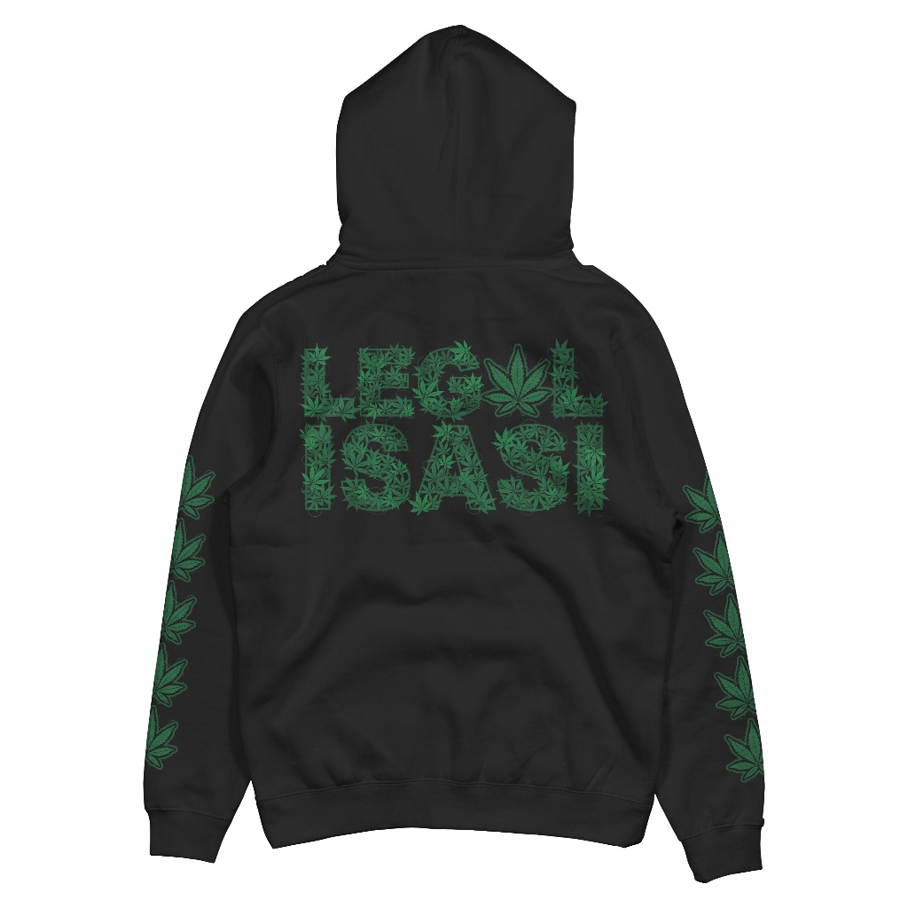 HOODIE 420 LEAF LEGALISASI MARIJUANA
