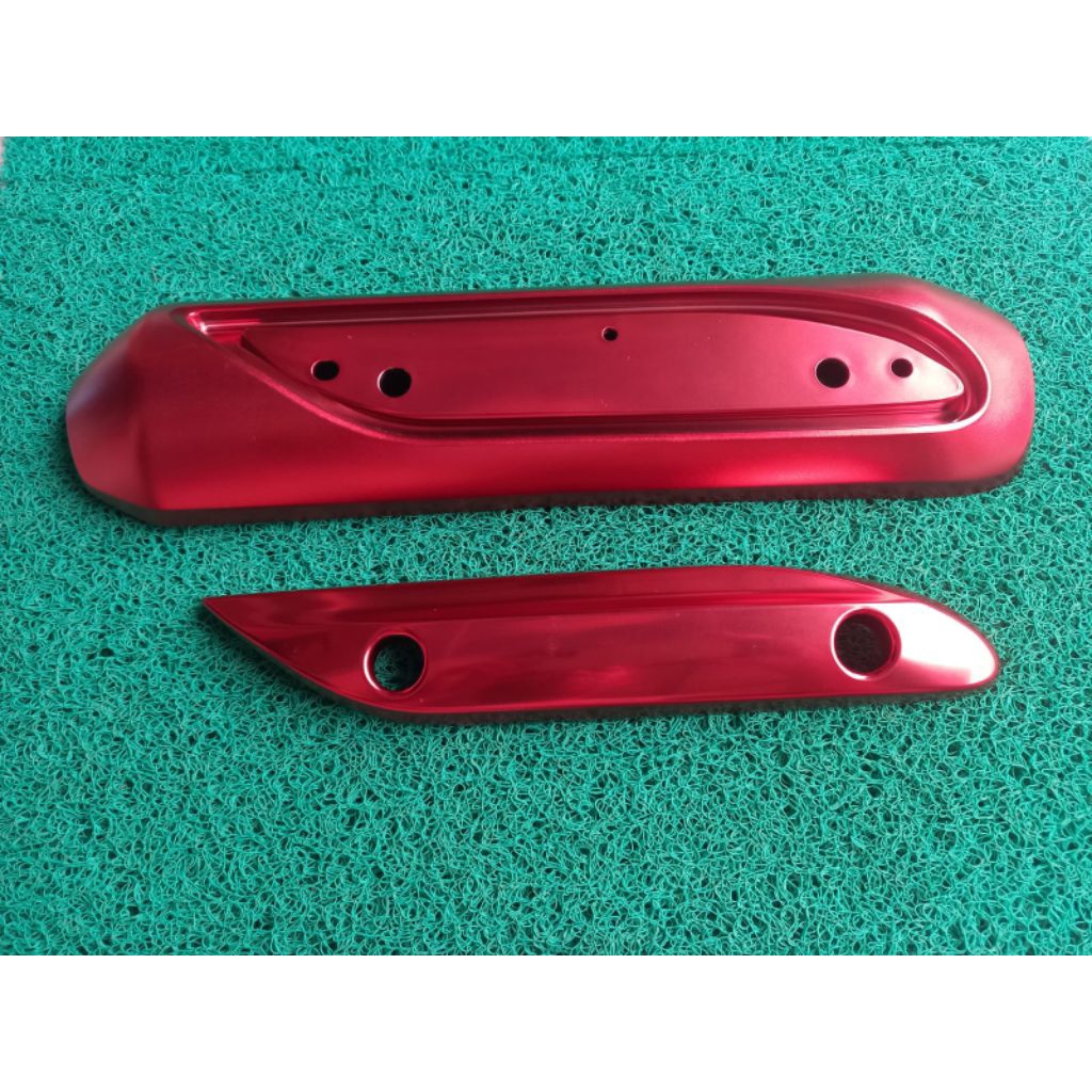 tameng knalpot besar kecil asesoris ori honda vario110 old thailand (merah)
