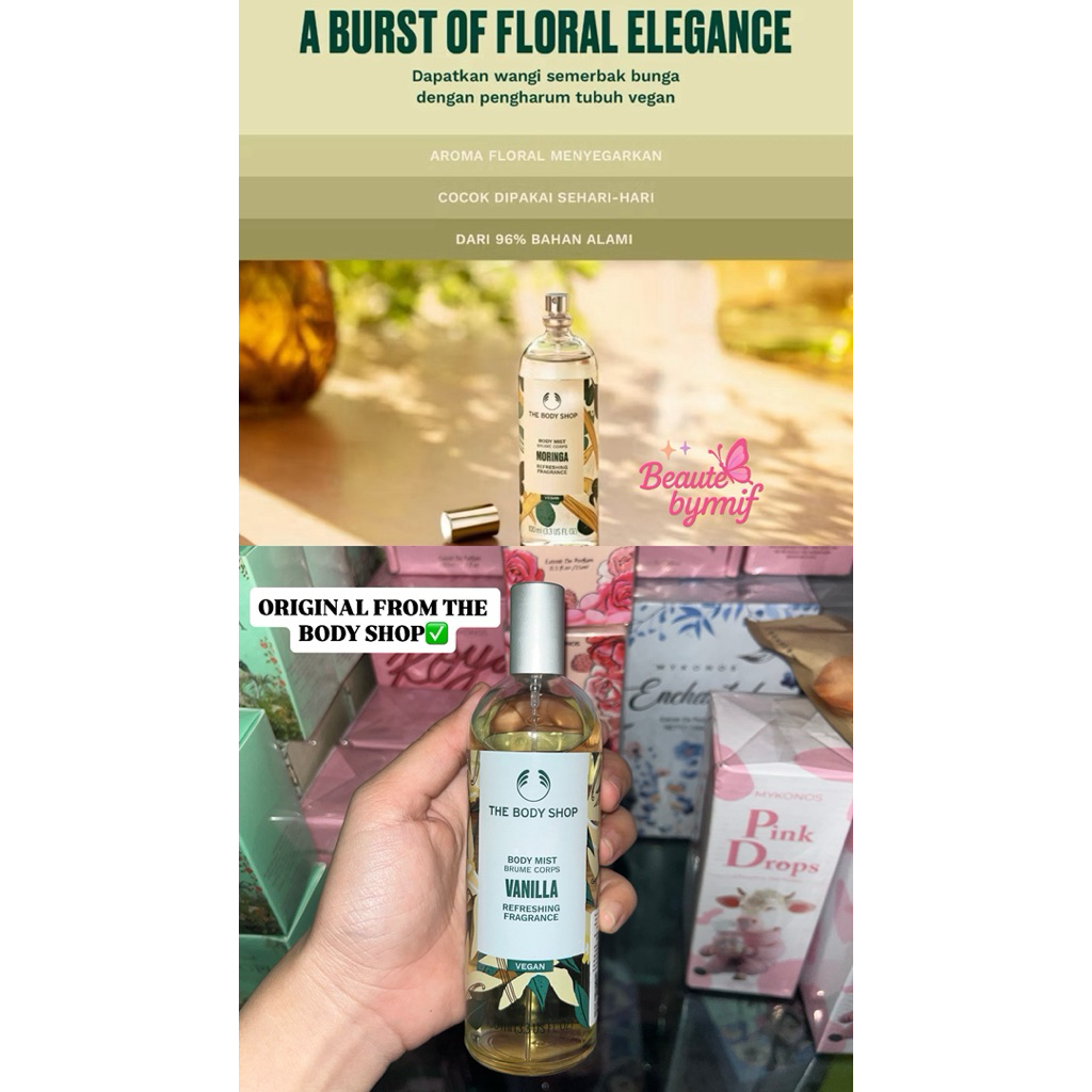 The Body Shop Moringa Body Mist 100ml