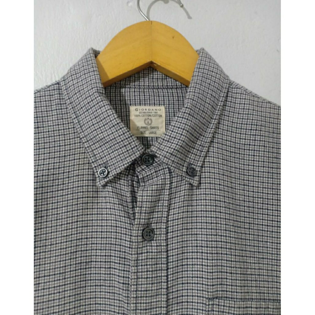Kemeja Flanel Giordano Size L