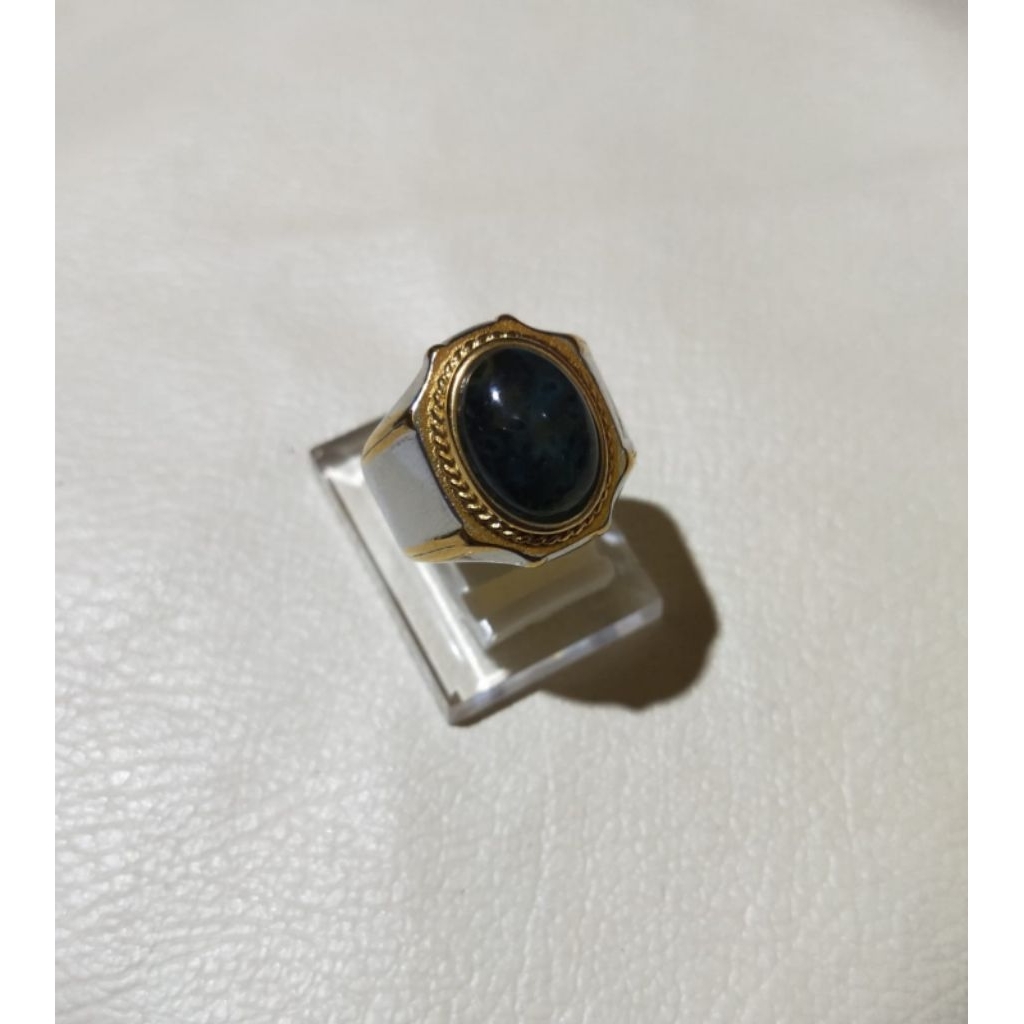 cincin bacan doko natural matrial coklat