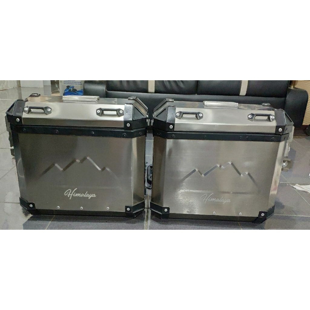 side box pannier 27 liter stainless hairline by OA