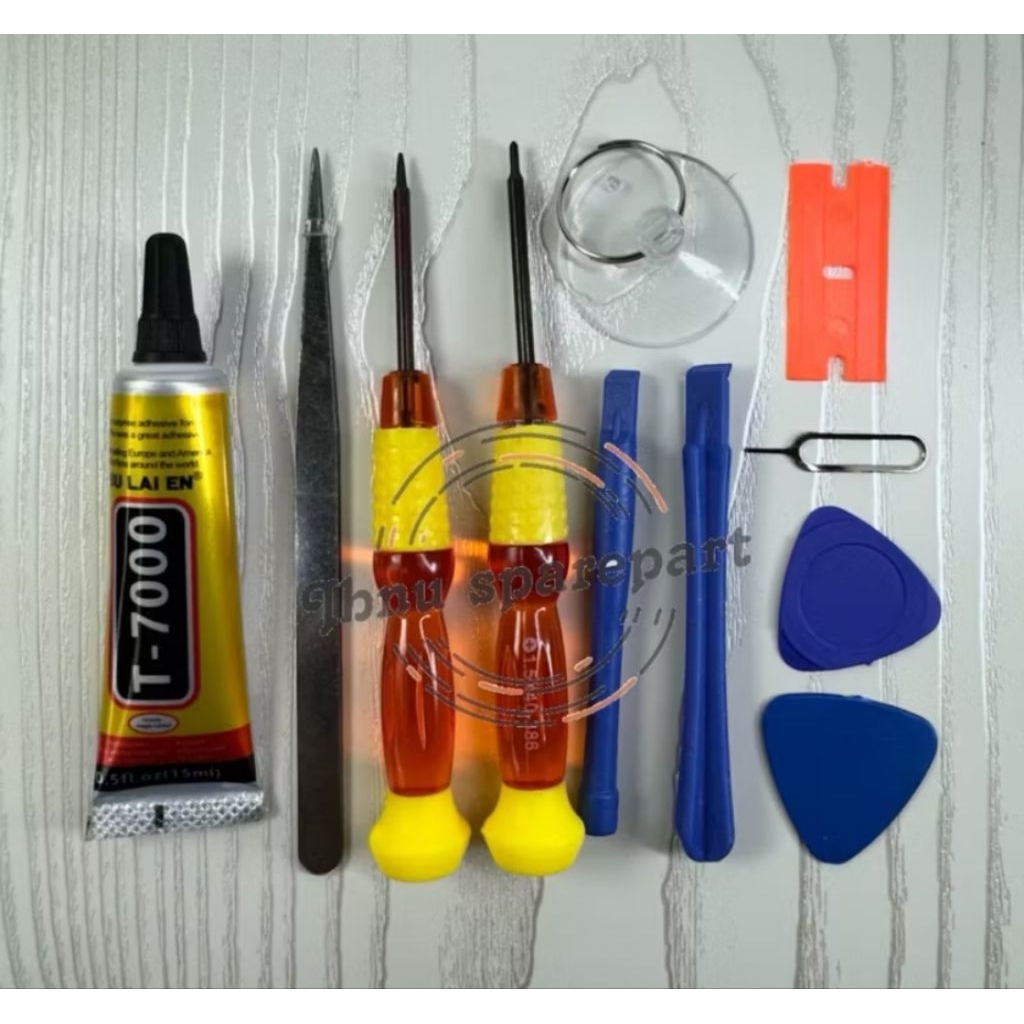 alat service hp android 10 in 1 + lem b7000 15ml / t7000 15ml