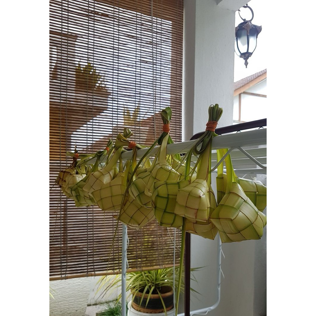 cangkang ketupat,ketupat kosong 5biji cangkang ketupat