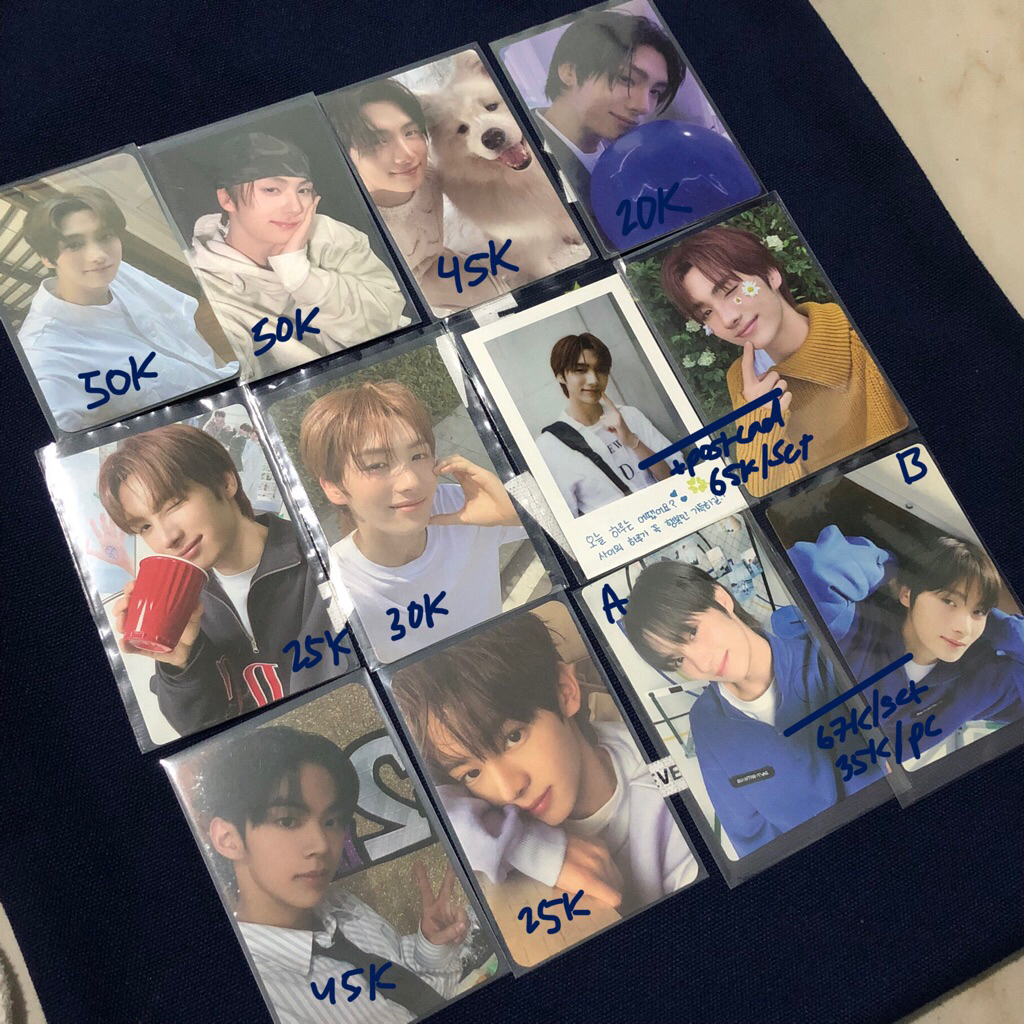 [BACA DESC] TWS Photocard PC POB LD Merchandise OFFICIAL READY INA Sparkling Blue Summer Beat Last B