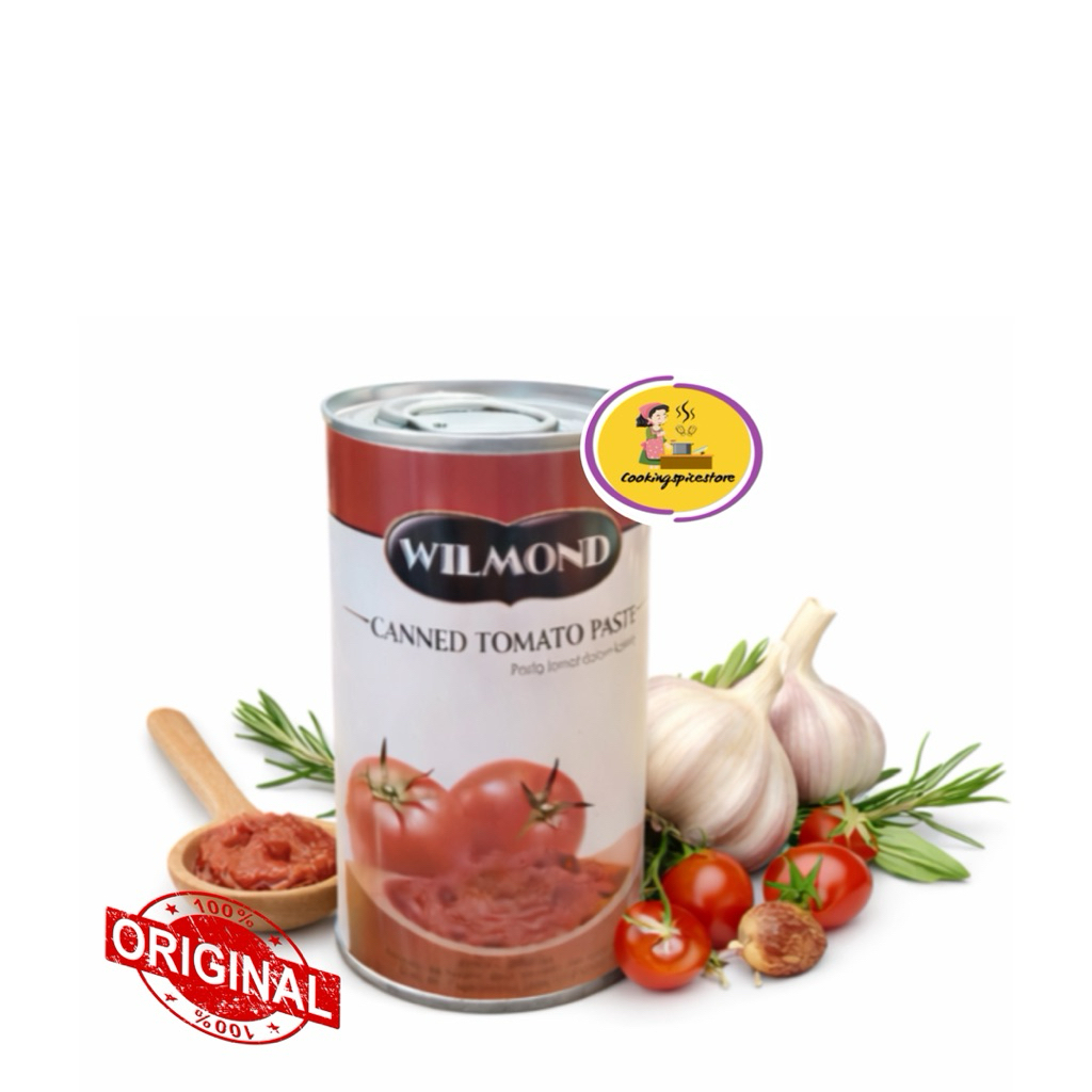 Wilmond Canned Tomato Paste 170gr Saus Tomat Kaleng Pasta Tomat Import Serbaguna Untuk Masak Pasta P