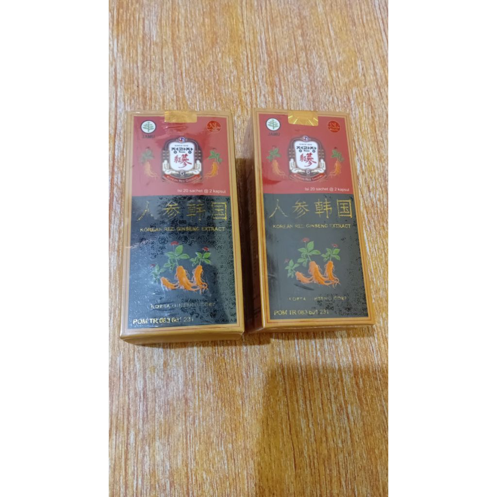 korea ginseng merah