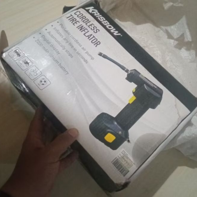 Pompa portable Cordless Tire Inflator Krisbow