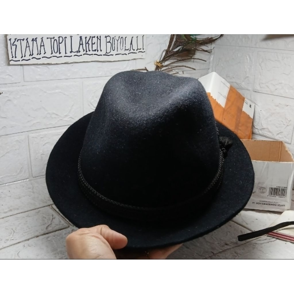 TOPI LAKEN TOPI LAKEN FEDORA TOPI FEDORA TOPI LAKEN ASLI TOPI WOL 100% CLASS A TOPI PRIA TOPI WANITA