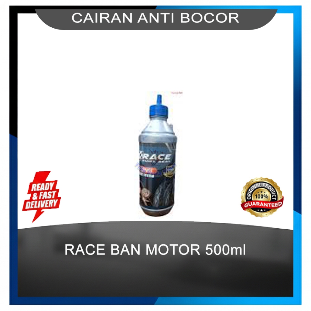 Cairan Anti Ban Bocor Race 500 ml - Anti ranjau dan paku anti ban motor bocor Anti Karat di Velg