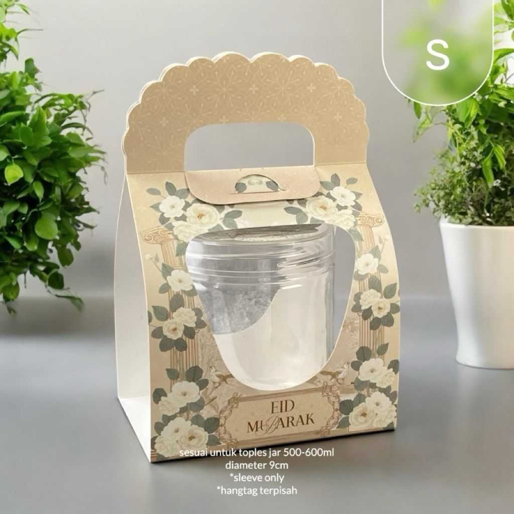 Hampers toples kue kering / box toples jar 600ml